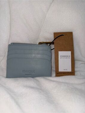 margot Light Blue Betty Zip Card Case